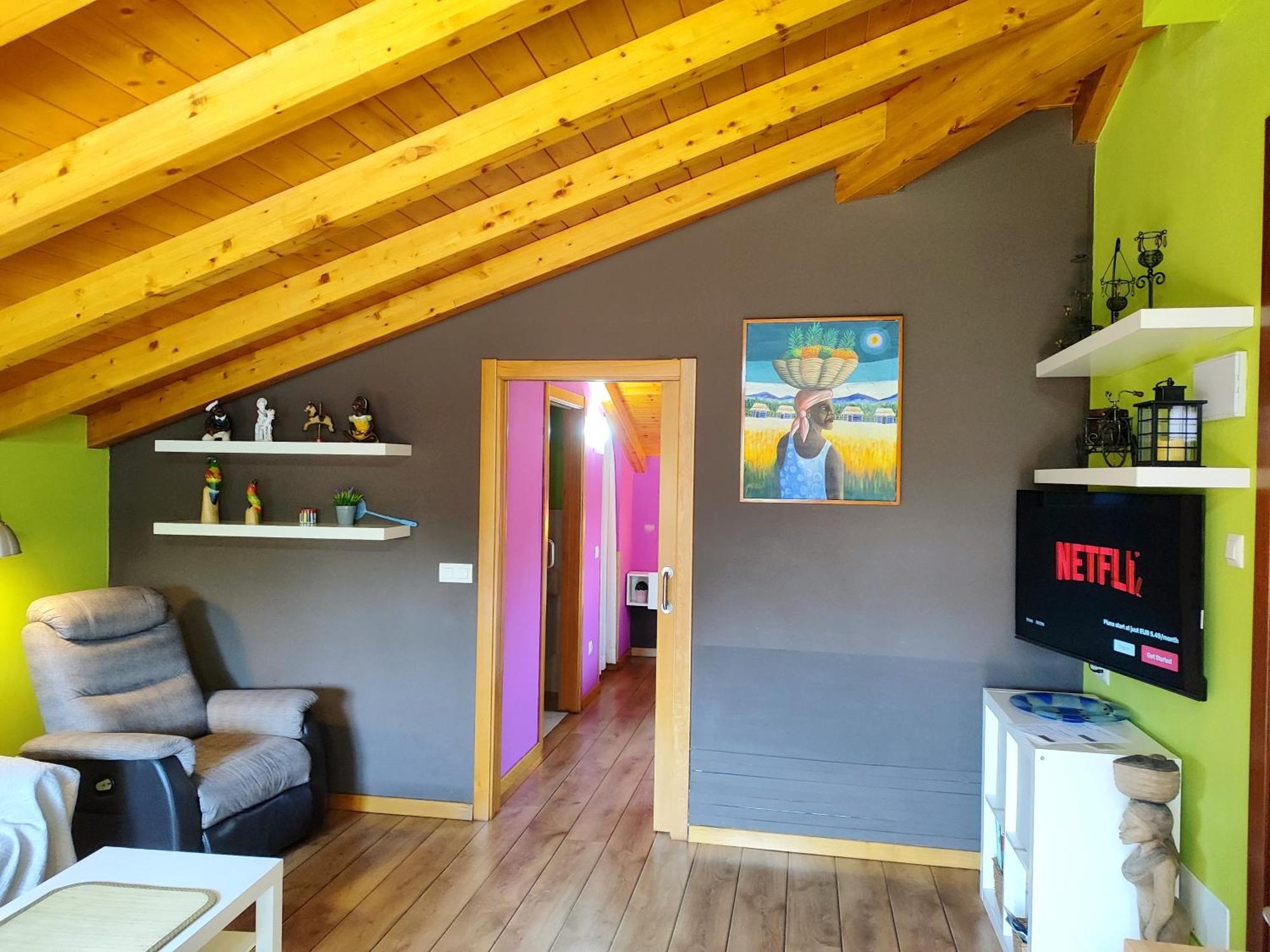 Tranquila Casita De Invitados En Vigo Con Chimenea Extérieur photo
